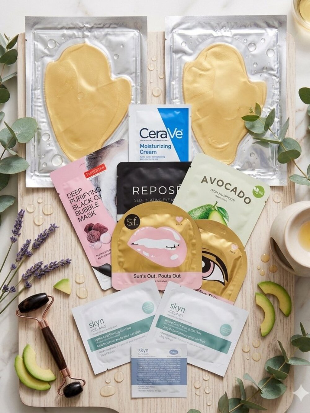 11 Pcs Mask for Face, Hand, Lips, Eyes